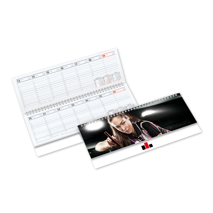 Schreibtisch Querkalender 